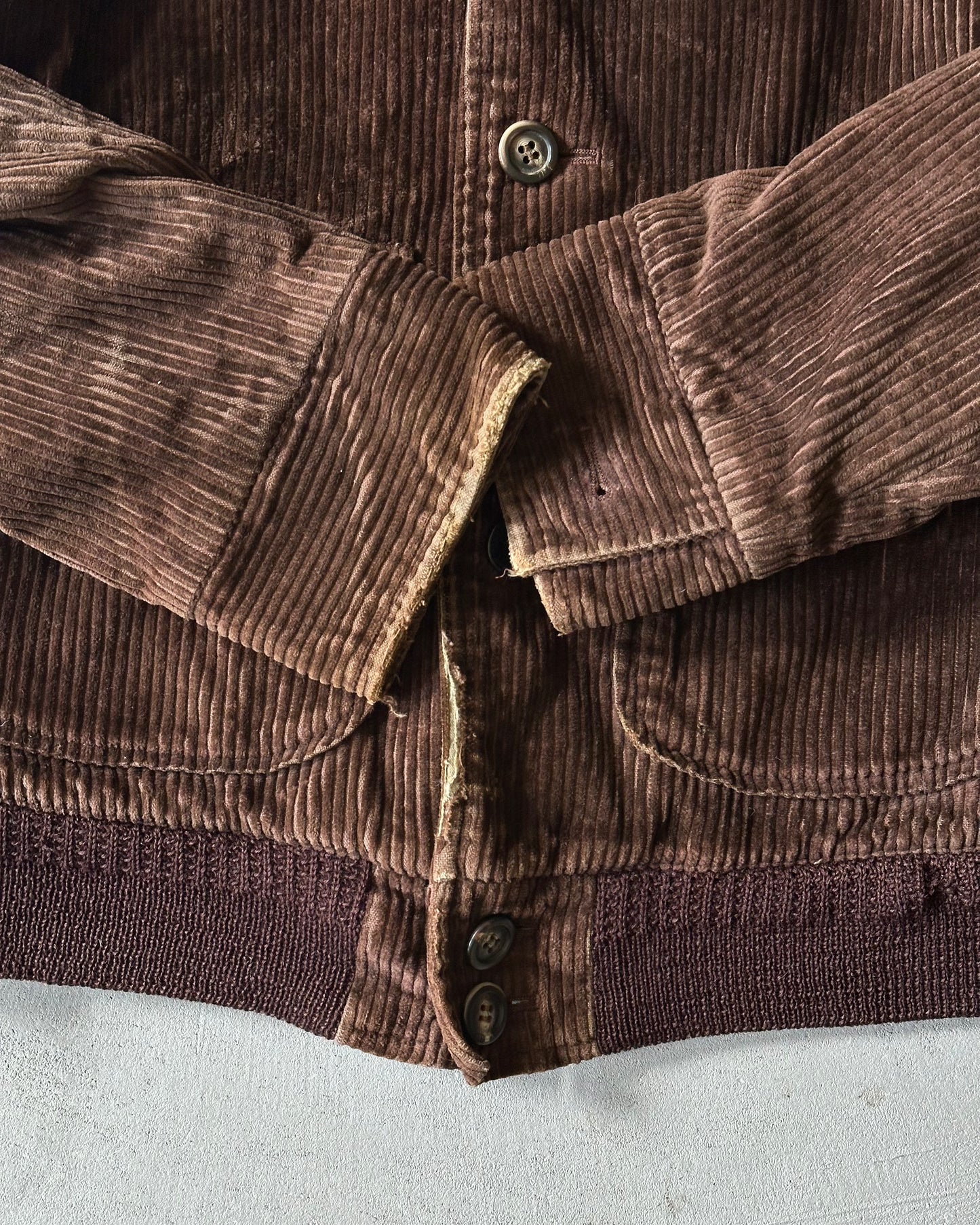 1970s - Brown Corduroy Jacket - M