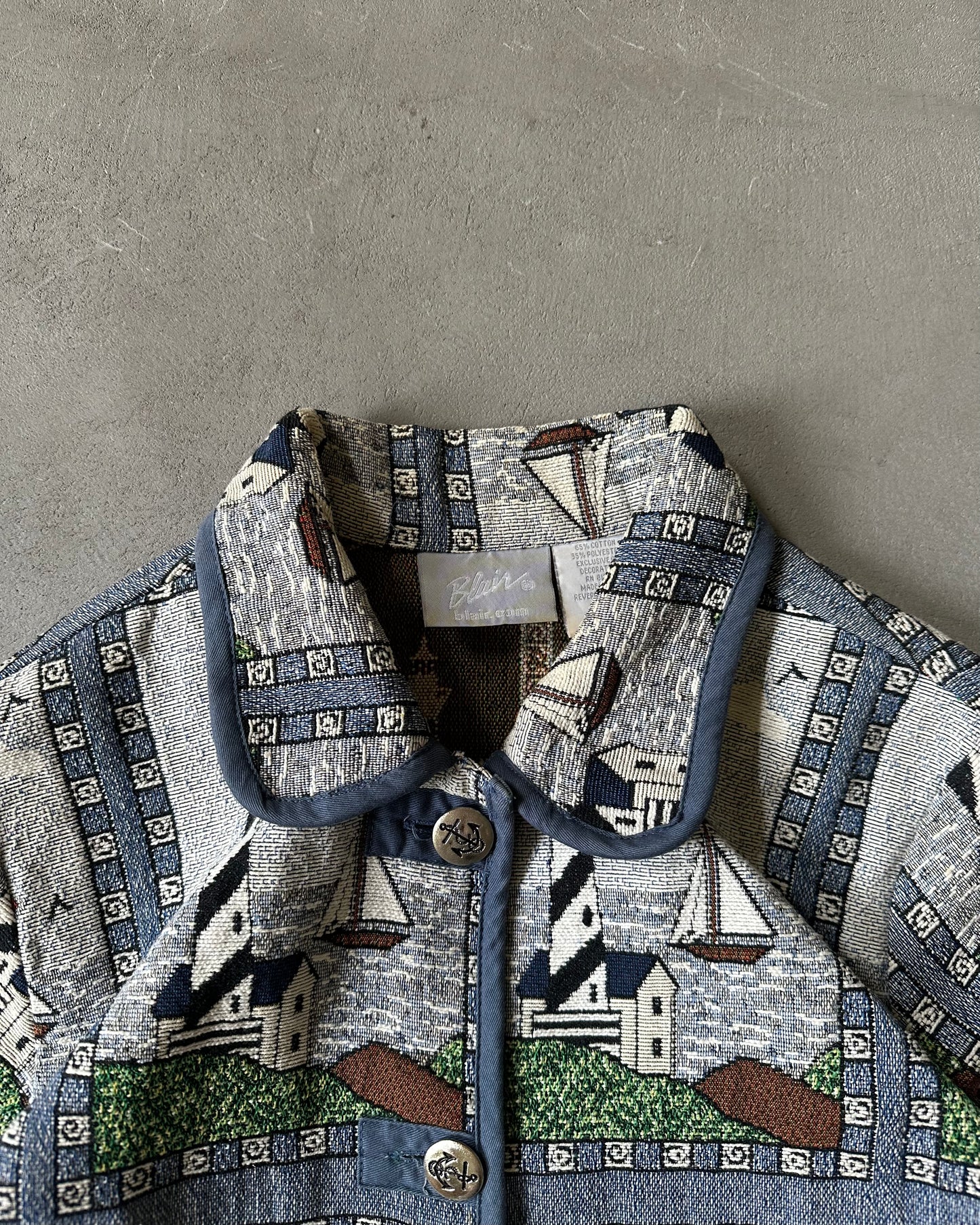 1990s - Sailing Tapestry Jacket - (W)M