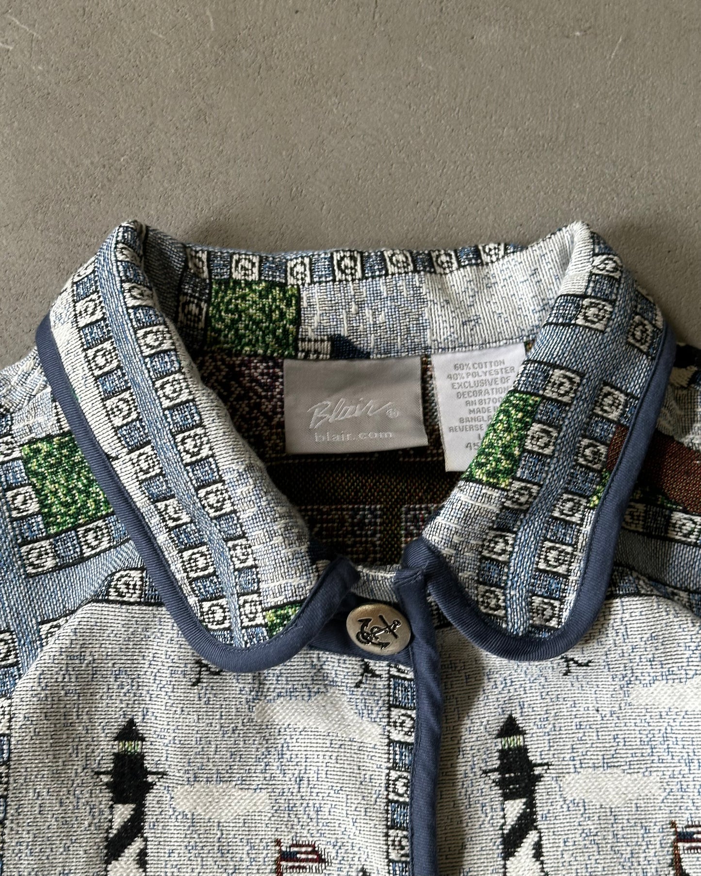 1990s - Sailing Tapestry Jacket - (W)L