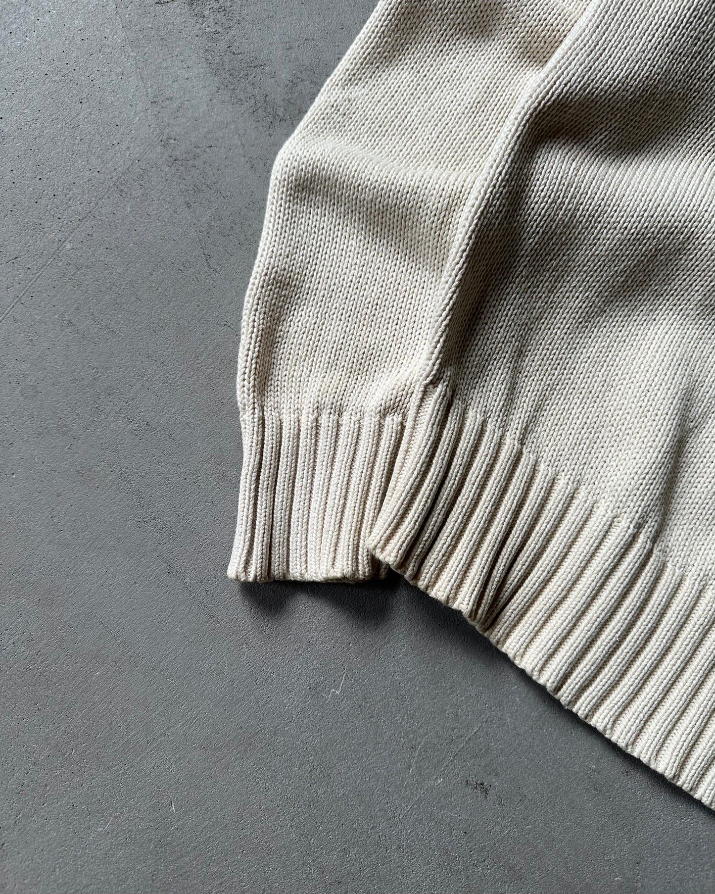 1990s - Cream Eddie Bauer Goose Sweater - (W)M/L