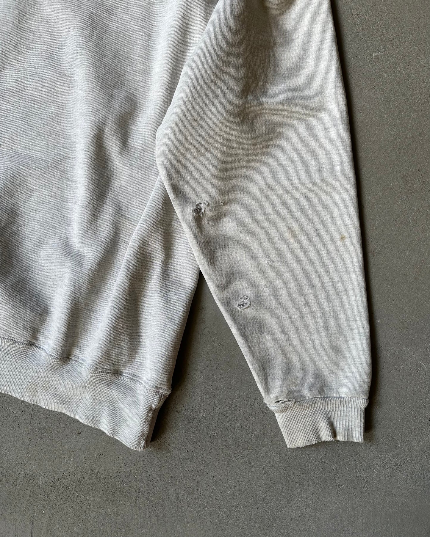 1990s - Distressed Ash Grey River Falls Champion Crewneck - L/XL