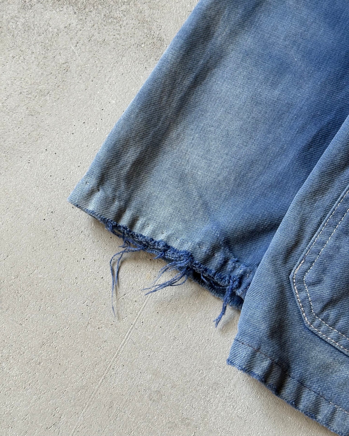 1960s - Distressed Blue Euro Chore - M/L