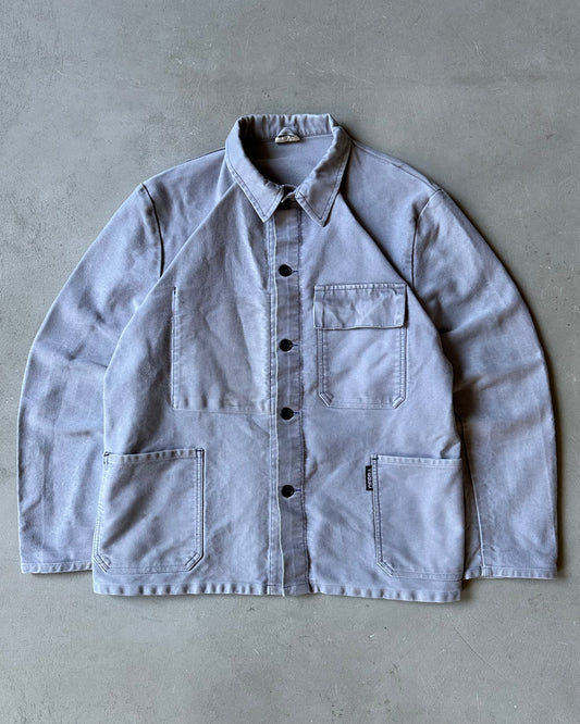 1980s - Grey Moleskin Euro Chore - M/L