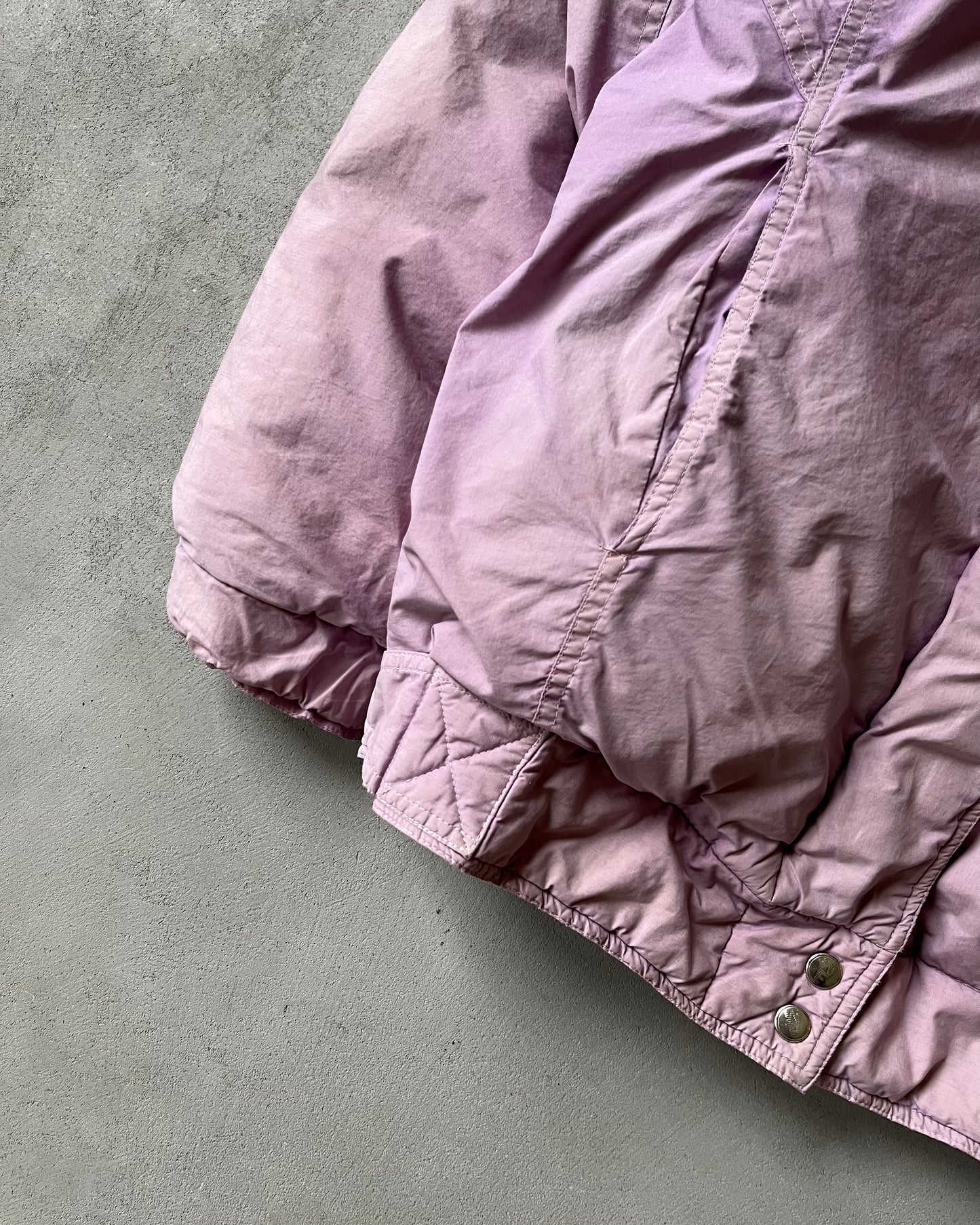 1990s - Faded Lilac Puffer Women's Jacket - (W)M