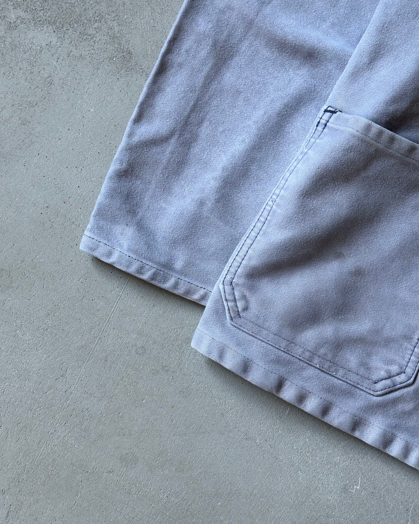 1980s - Grey Moleskin Euro Chore - M/L