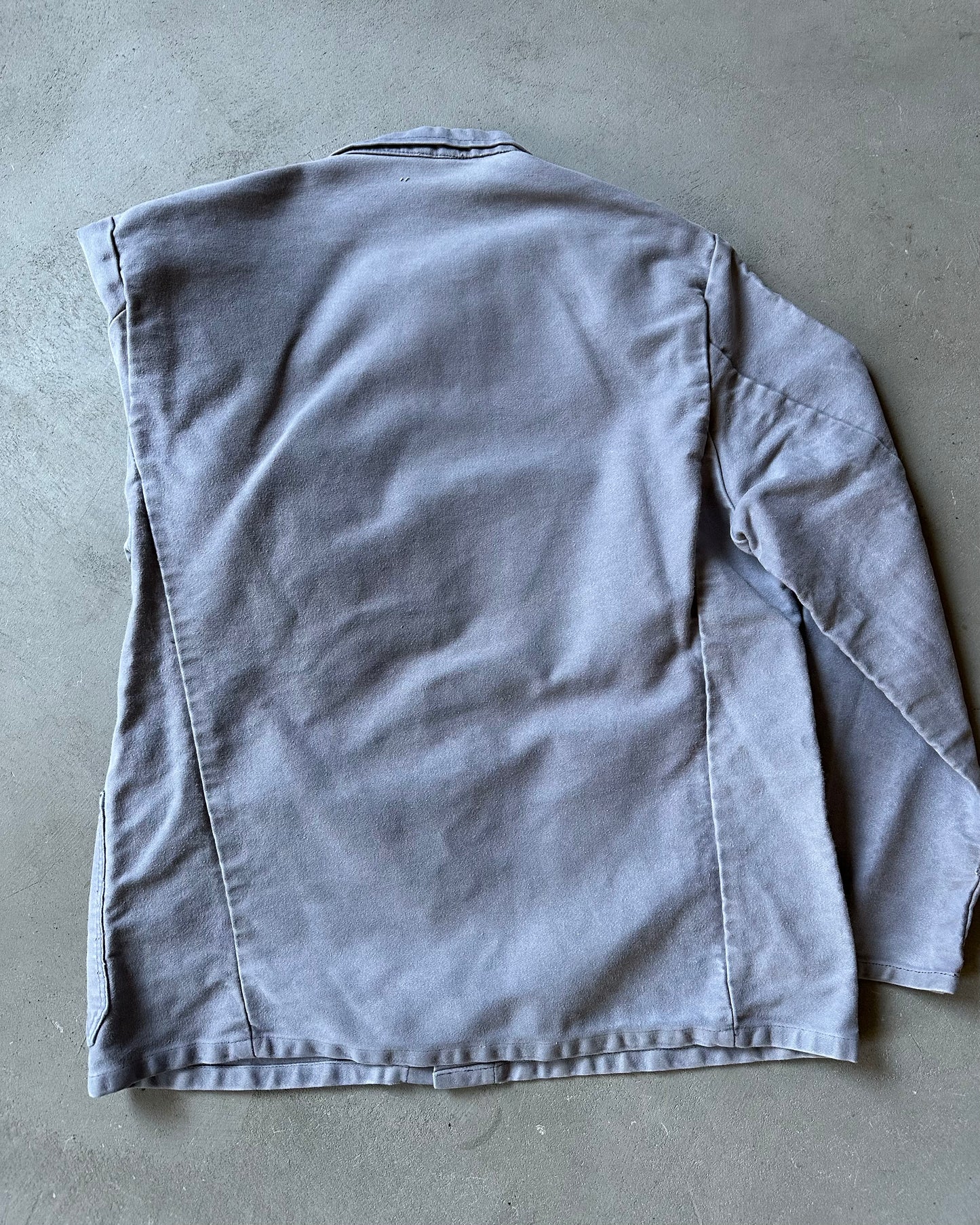 1980s - Grey Moleskin Euro Chore - M/L