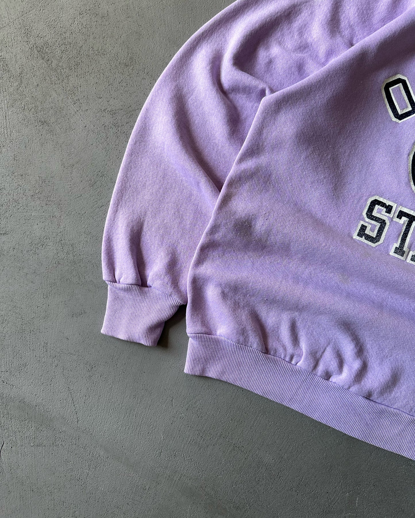 1980s - Lilac Oswego State Crewneck - XS