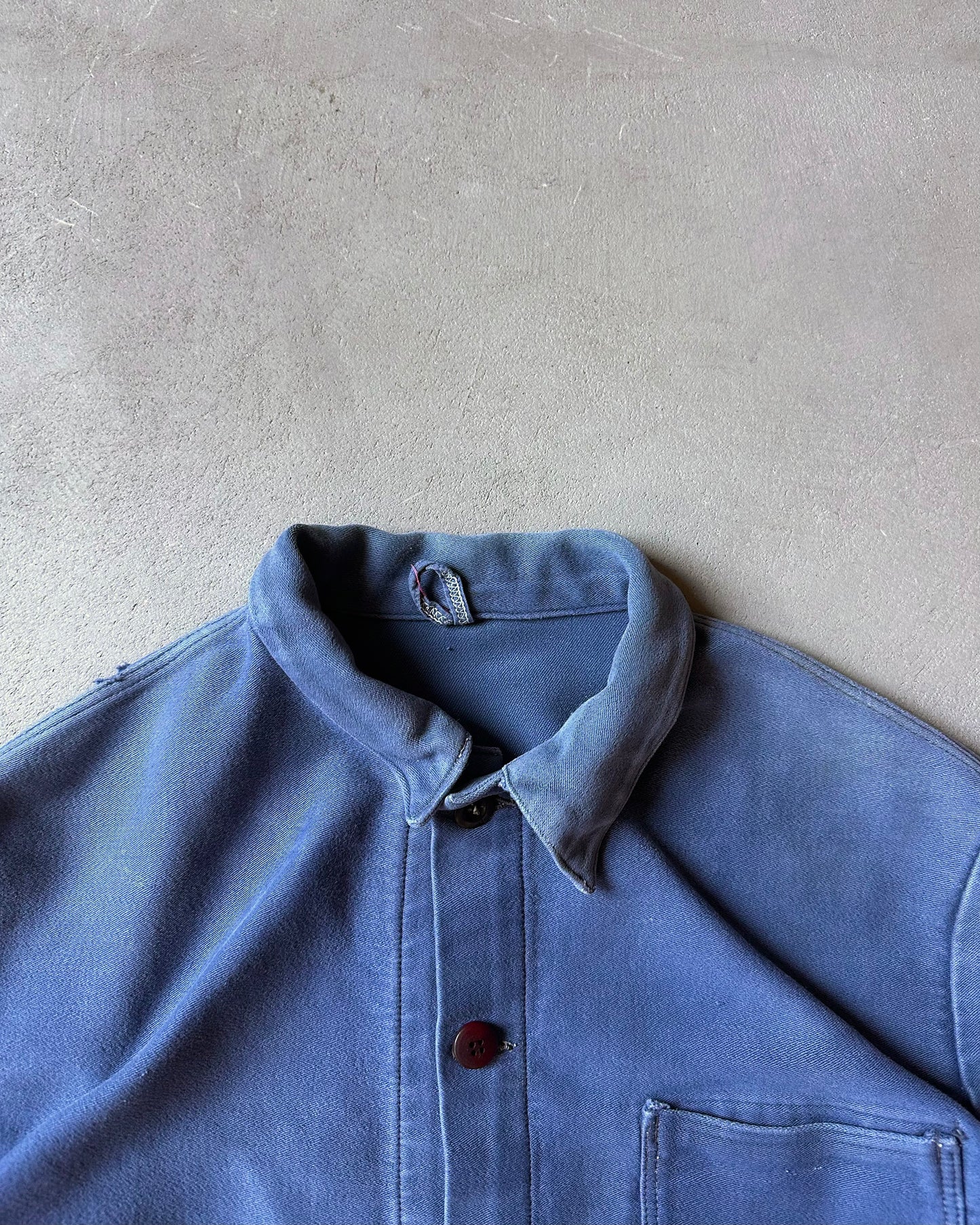 1970s - Blue Moleskin Euro Chore - S