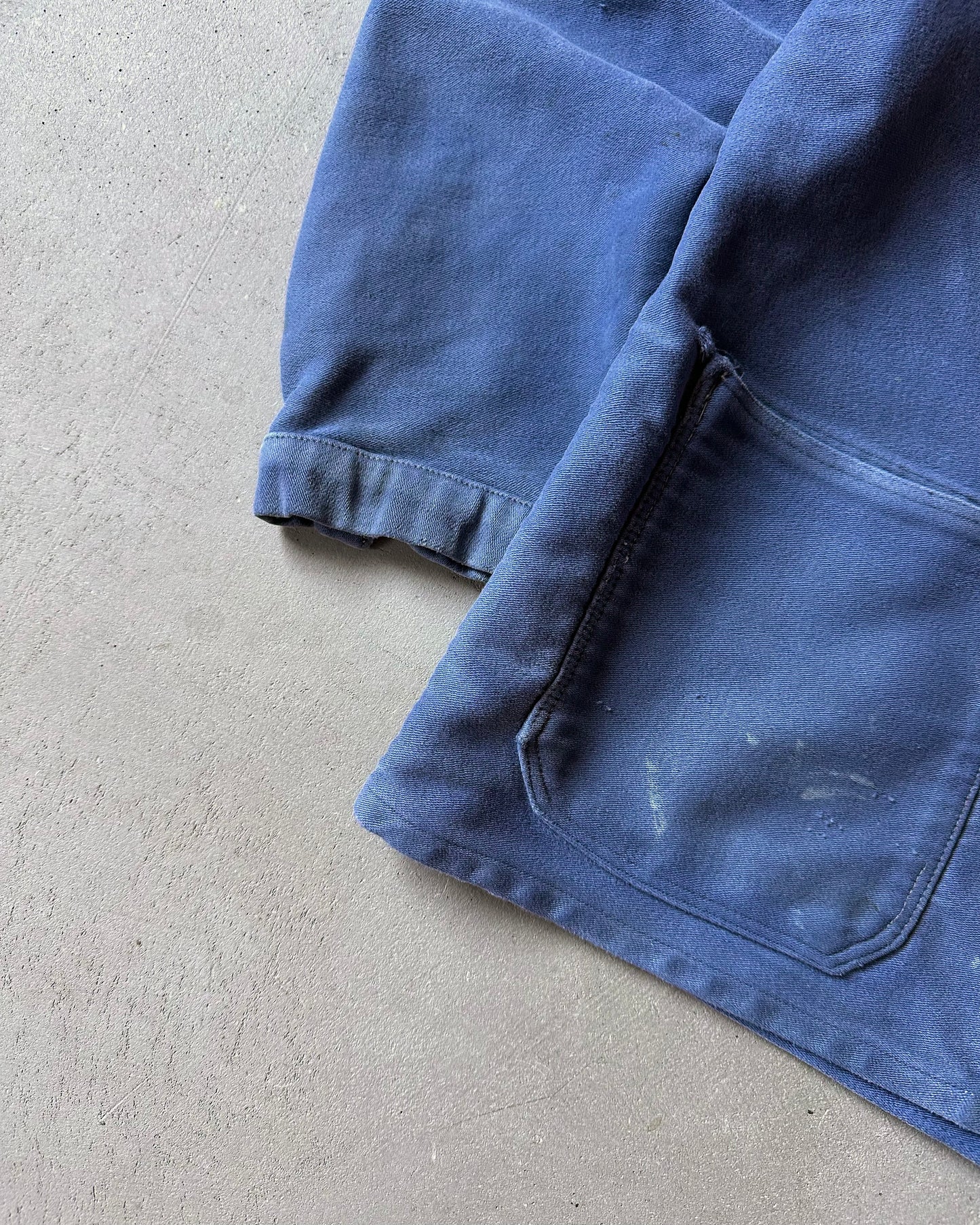 1970s - Blue Moleskin Euro Chore - S