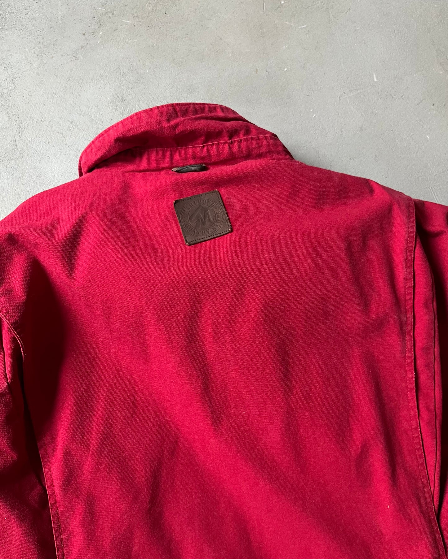 1980s - Red Marlboro Barn Coat - XL