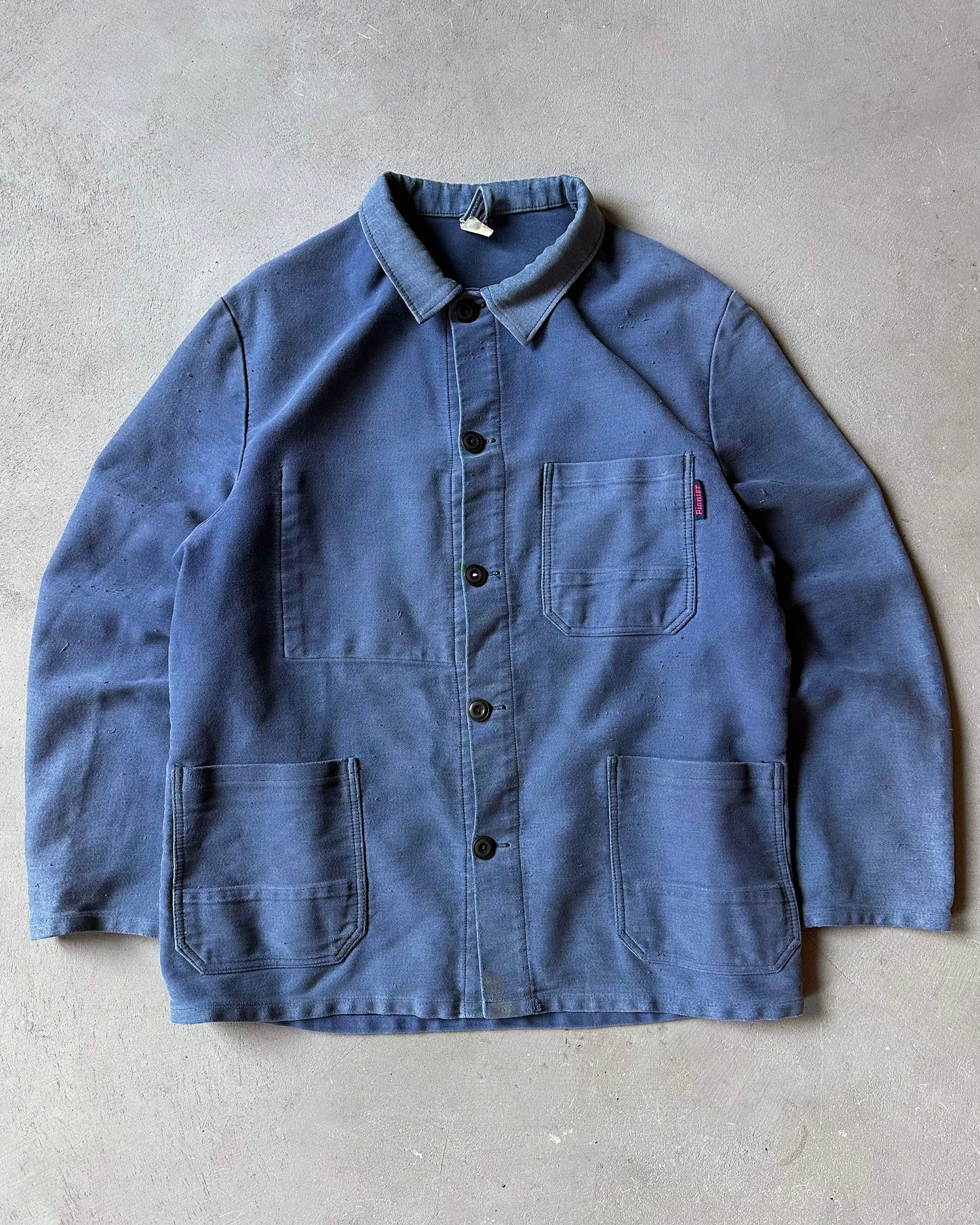 1980s - Blue Moleskin Euro Chore - M/L