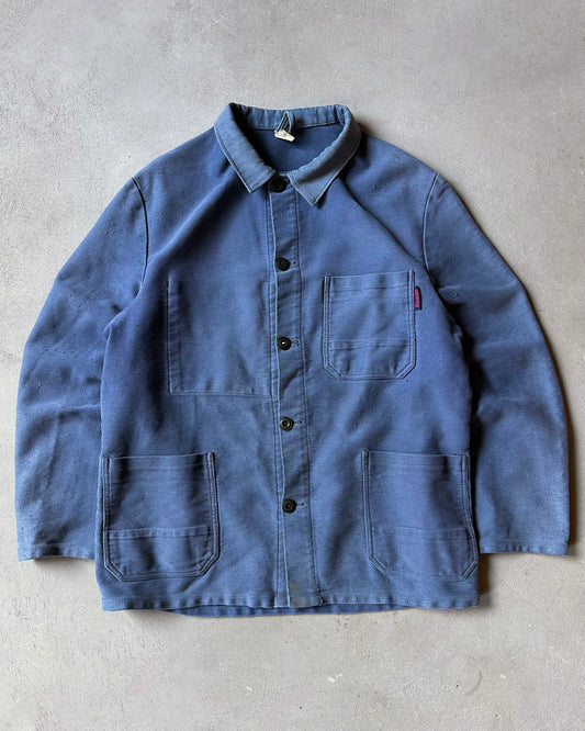 1980s - Blue Moleskin Euro Chore - M/L