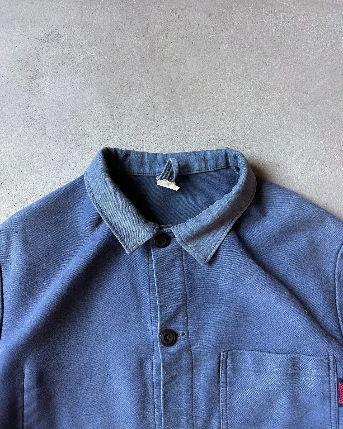 1980s - Blue Moleskin Euro Chore - M/L