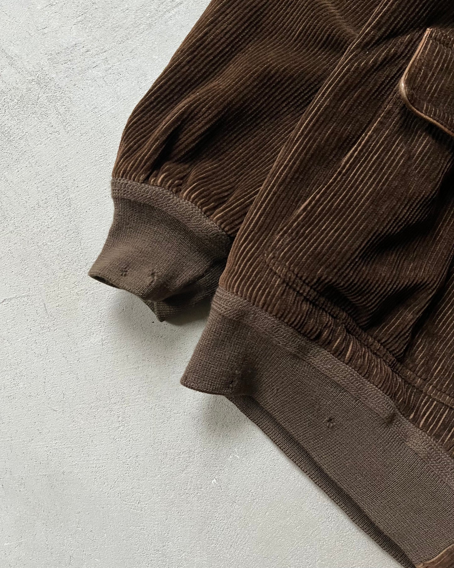 1990s - Brown Corduroy Italian Jacket - XL/XXL