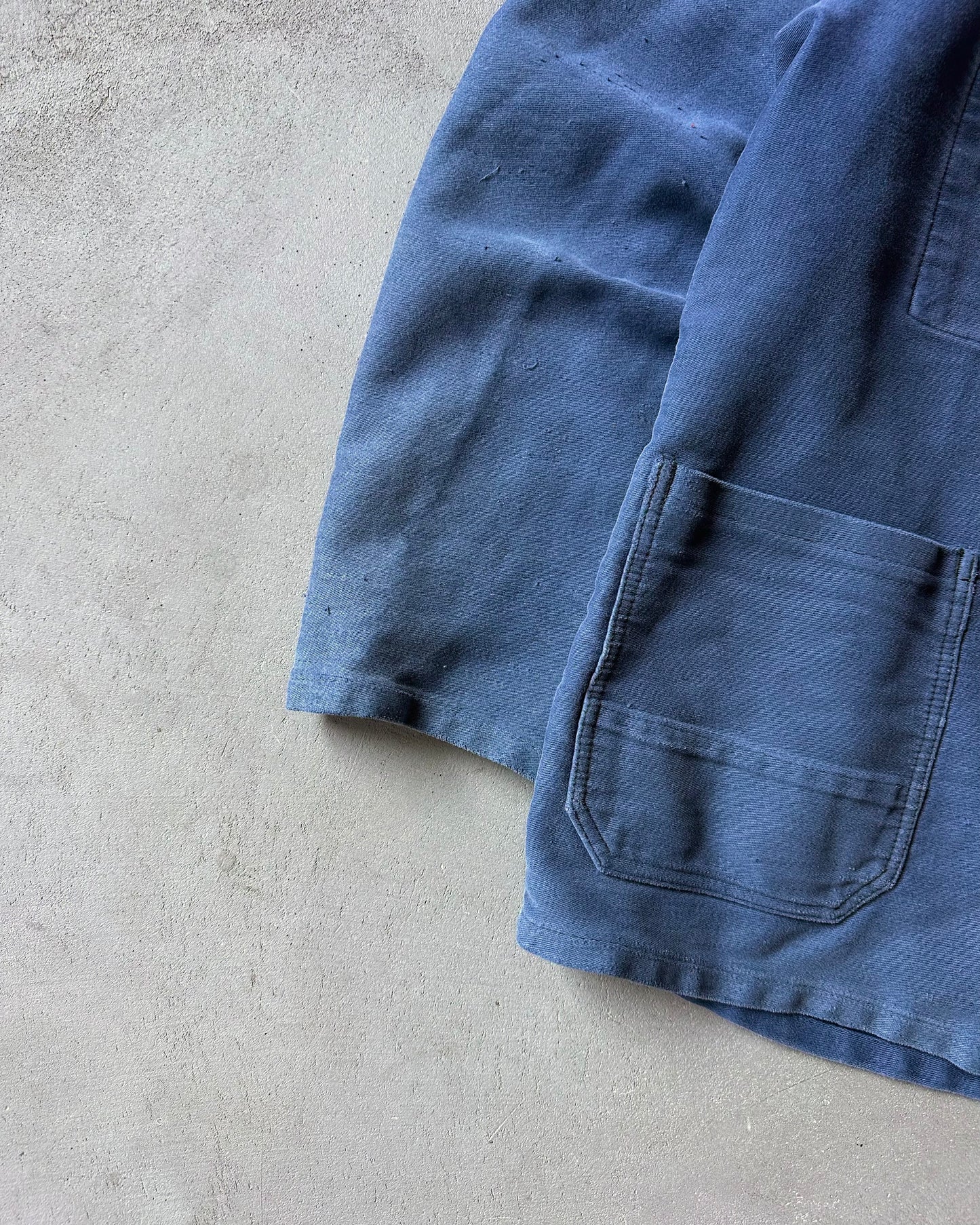 1980s - Blue Moleskin Euro Chore - M/L