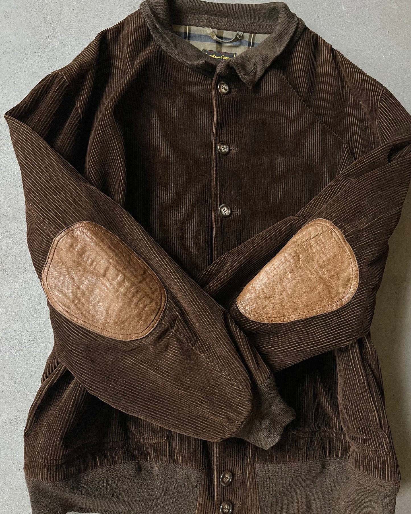 1990s - Brown Corduroy Italian Jacket - XL/XXL