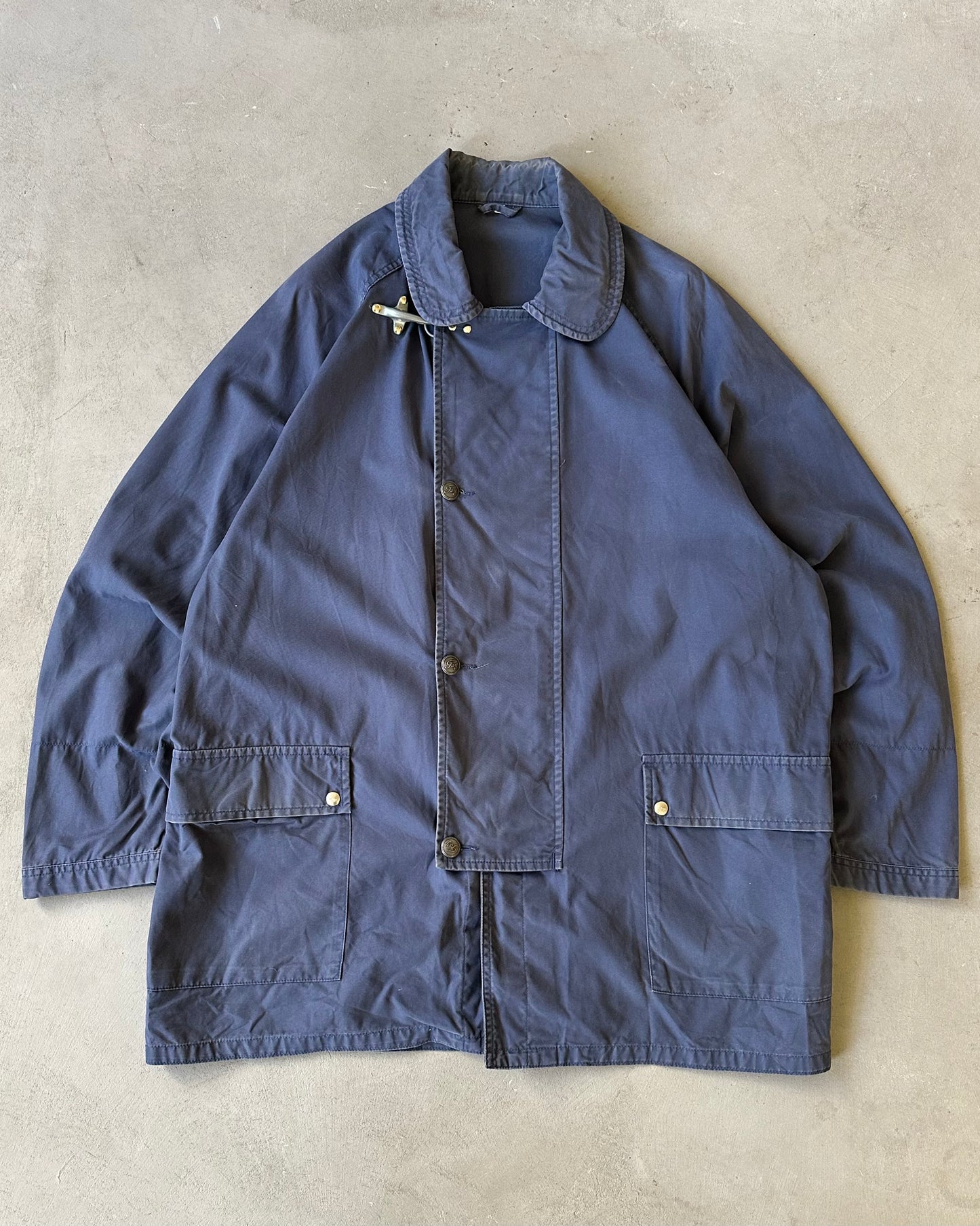 2000s - Navy Fireman Overcoat - XL/XXL