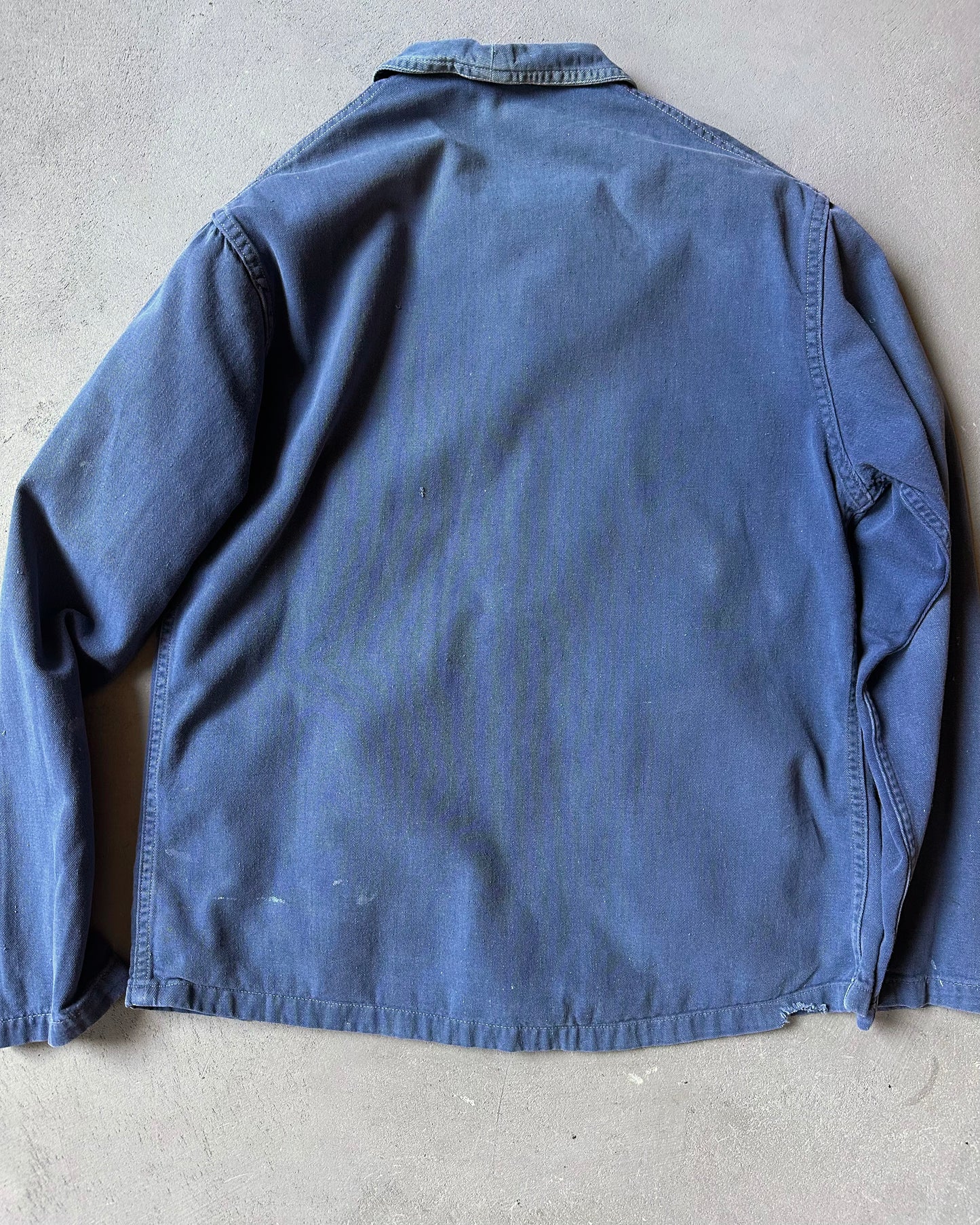 1960s - Distressed Blue Euro Chore - XS/S