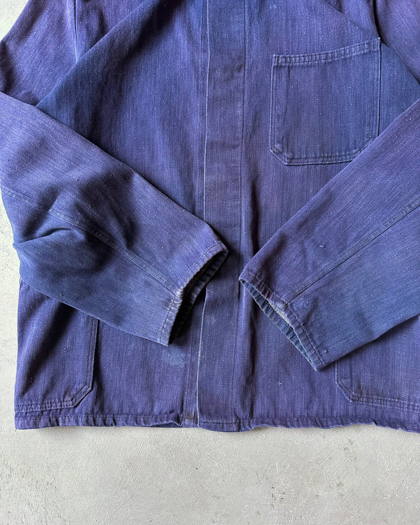 1970s - Faded Denim Euro Chore - S/M