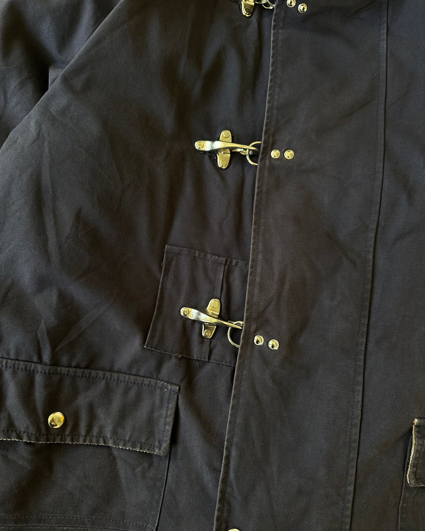 1990s - Navy Fireman Coat - XL