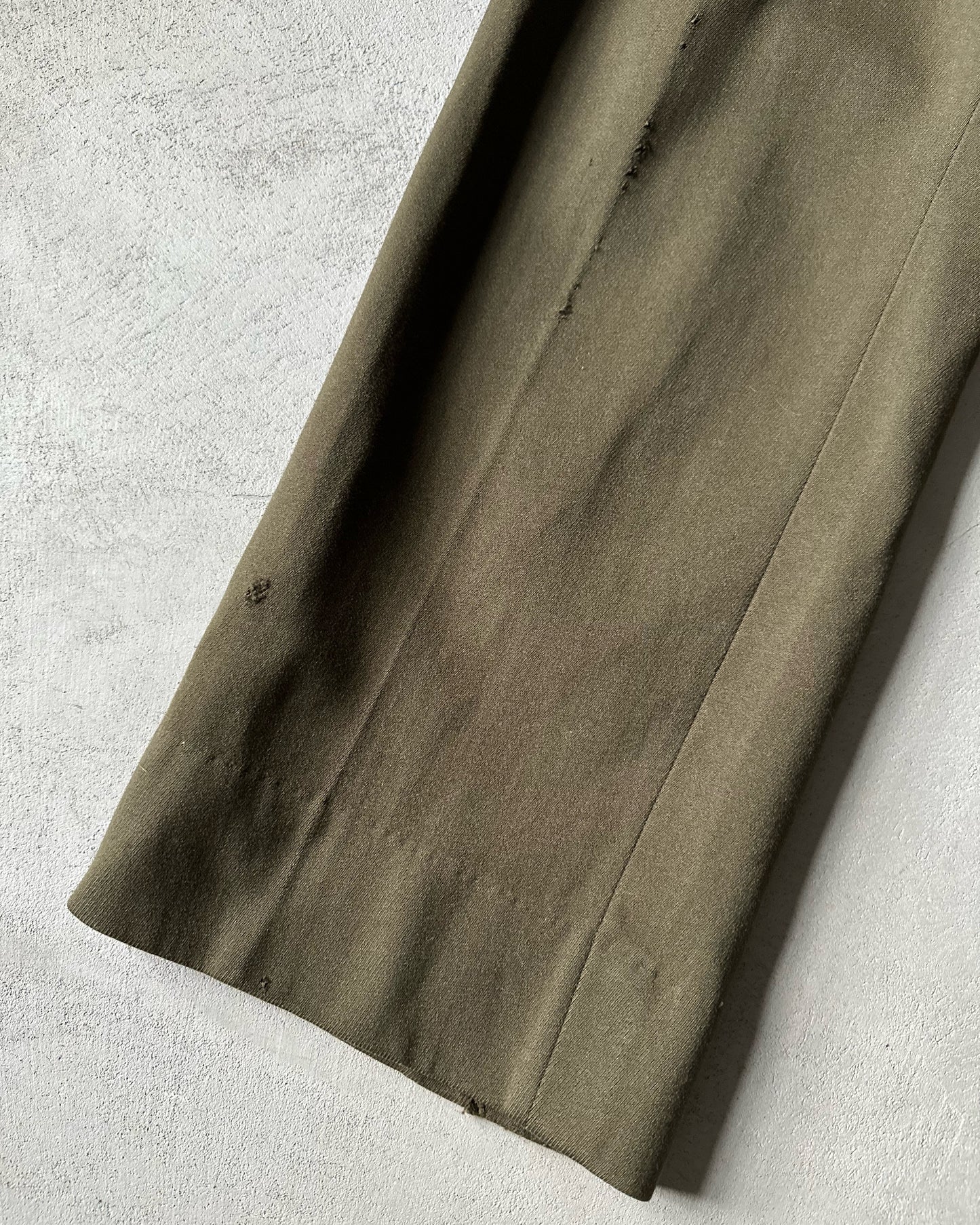 1960s - Khaki Military Trousers - 25x27