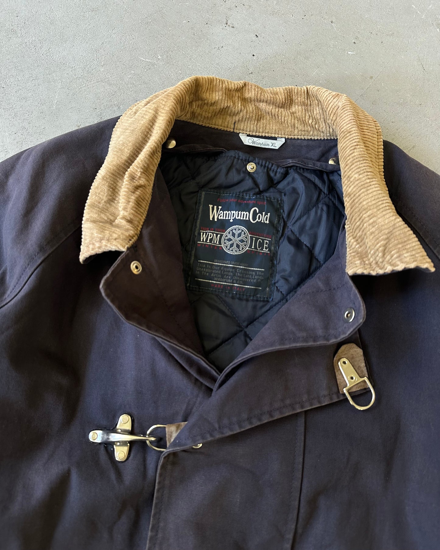 1990s - Navy Fireman Coat - XL
