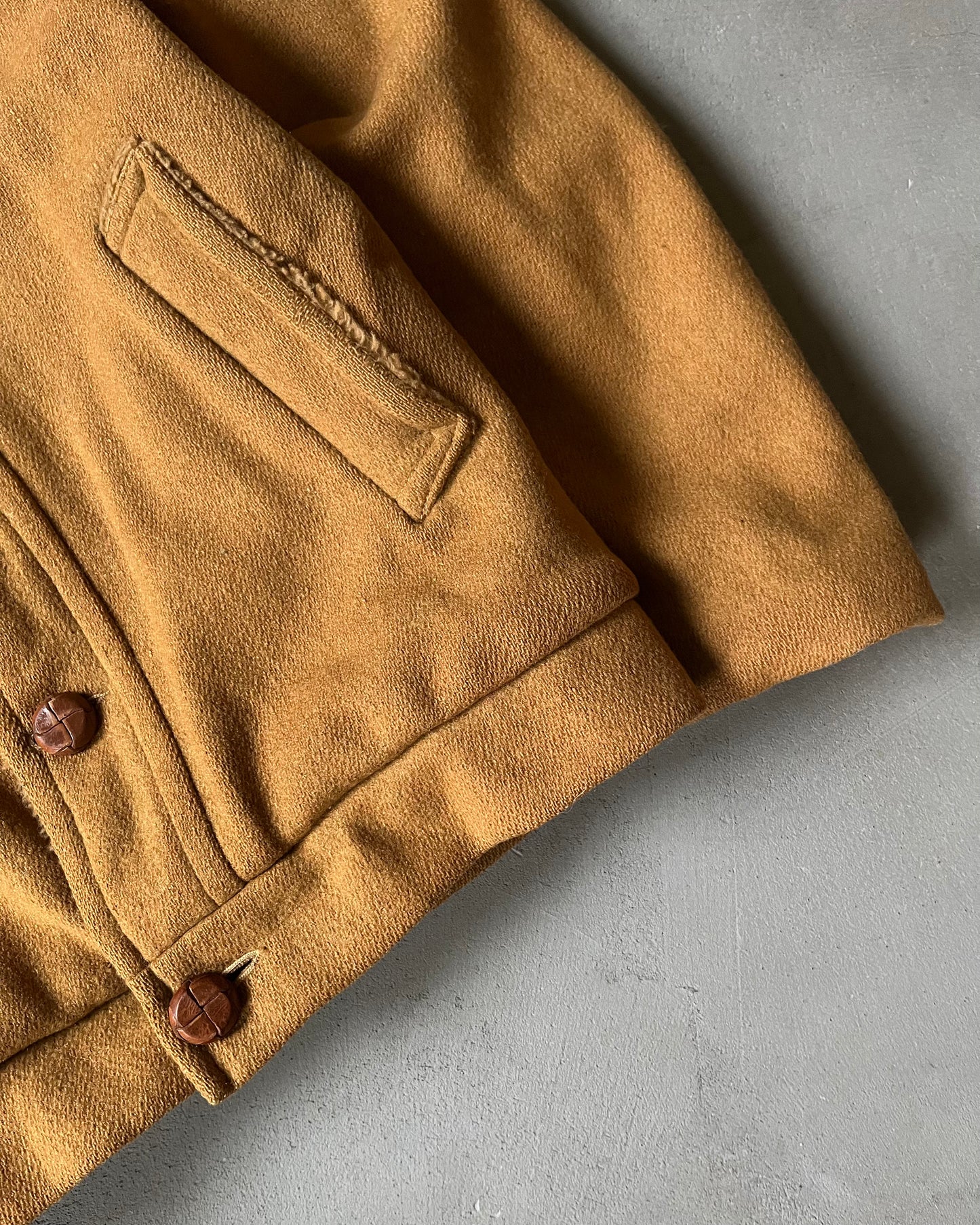 1970s - Caramel Utex Wool Jacket - XS/S