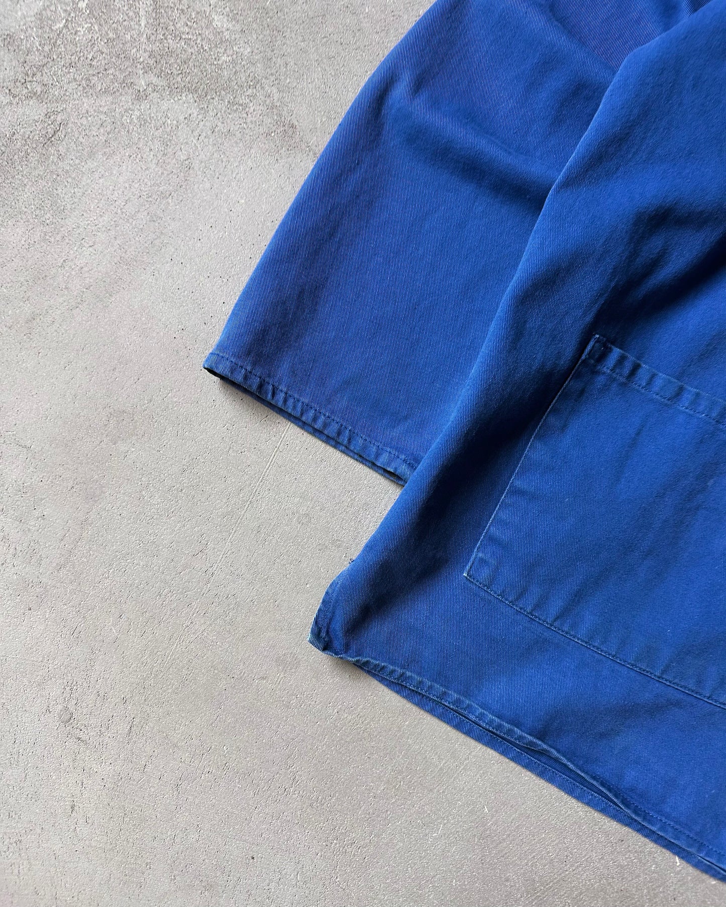 1970s - Blue Fisherman Overshirt - M