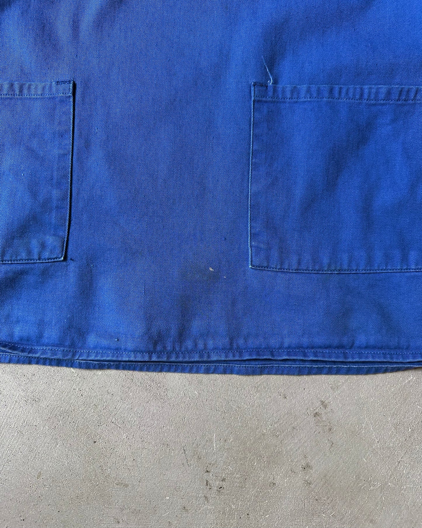 1970s - Blue Fisherman Overshirt - M