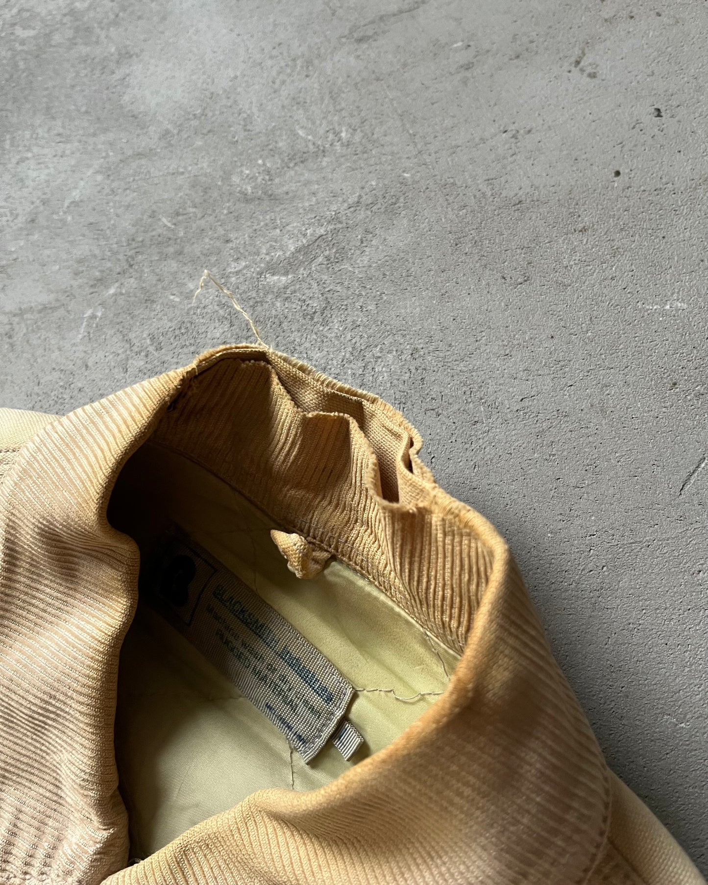 1990s - Distressed Beige Blacksmith Work Jacket - L