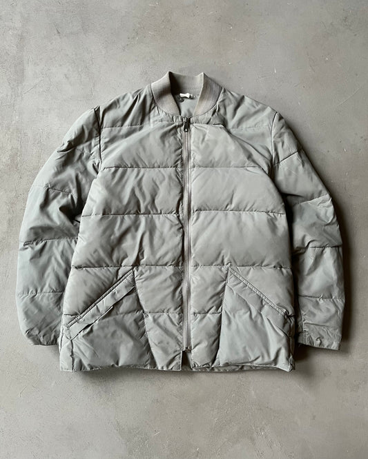1970s - Grey Down Puffer Jacket - M