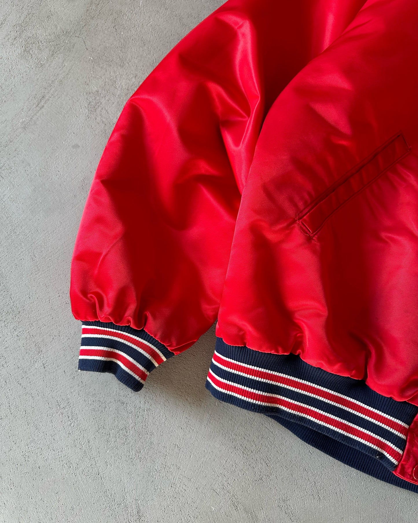 1970s - Red Knights Bomber Jacket - L/XL