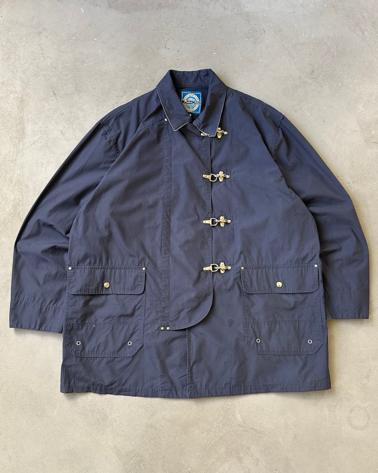 2000s - Navy Fireman Overcoat - XL