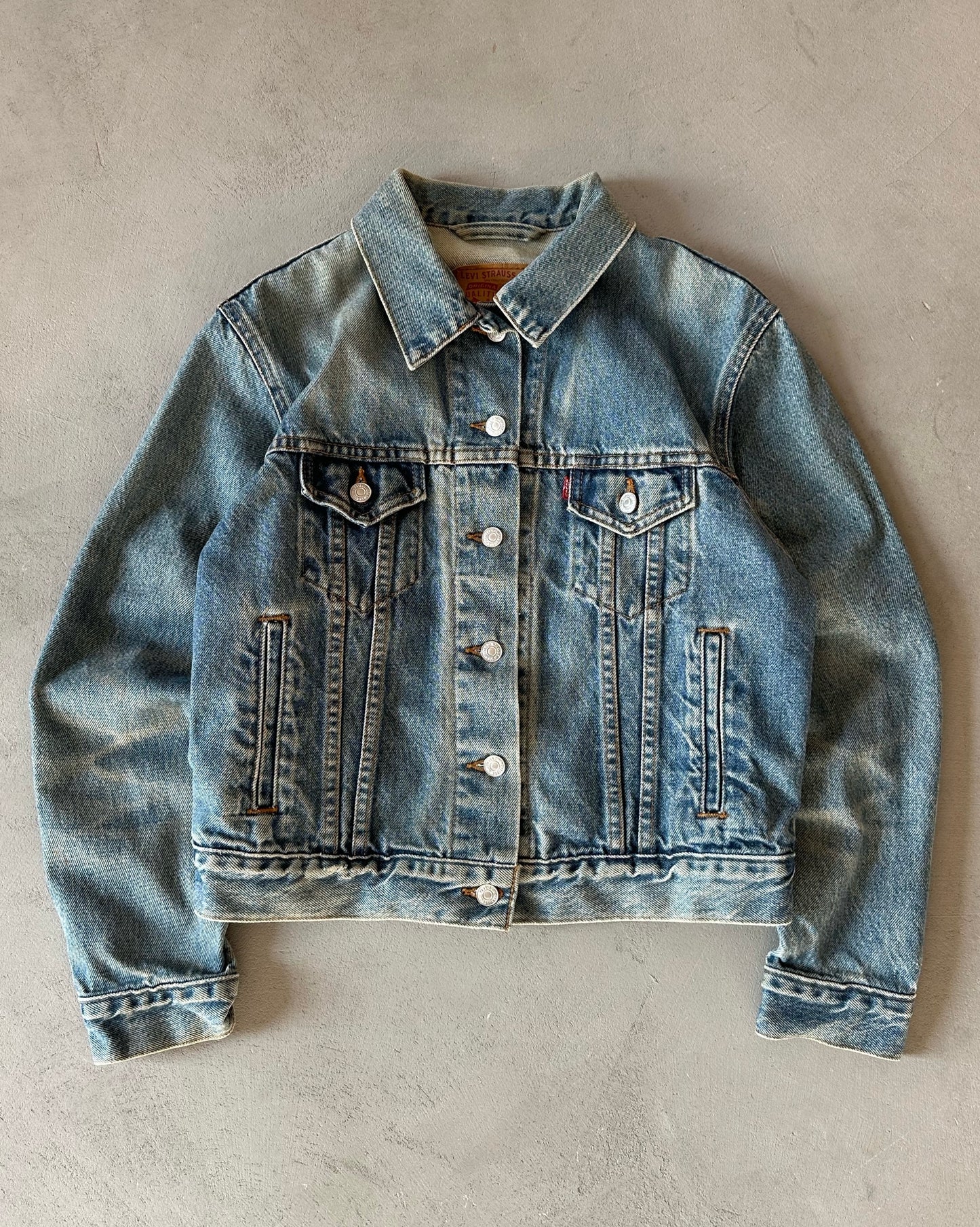 1980s - Faded Levi's Type III Jeans Jacket - S