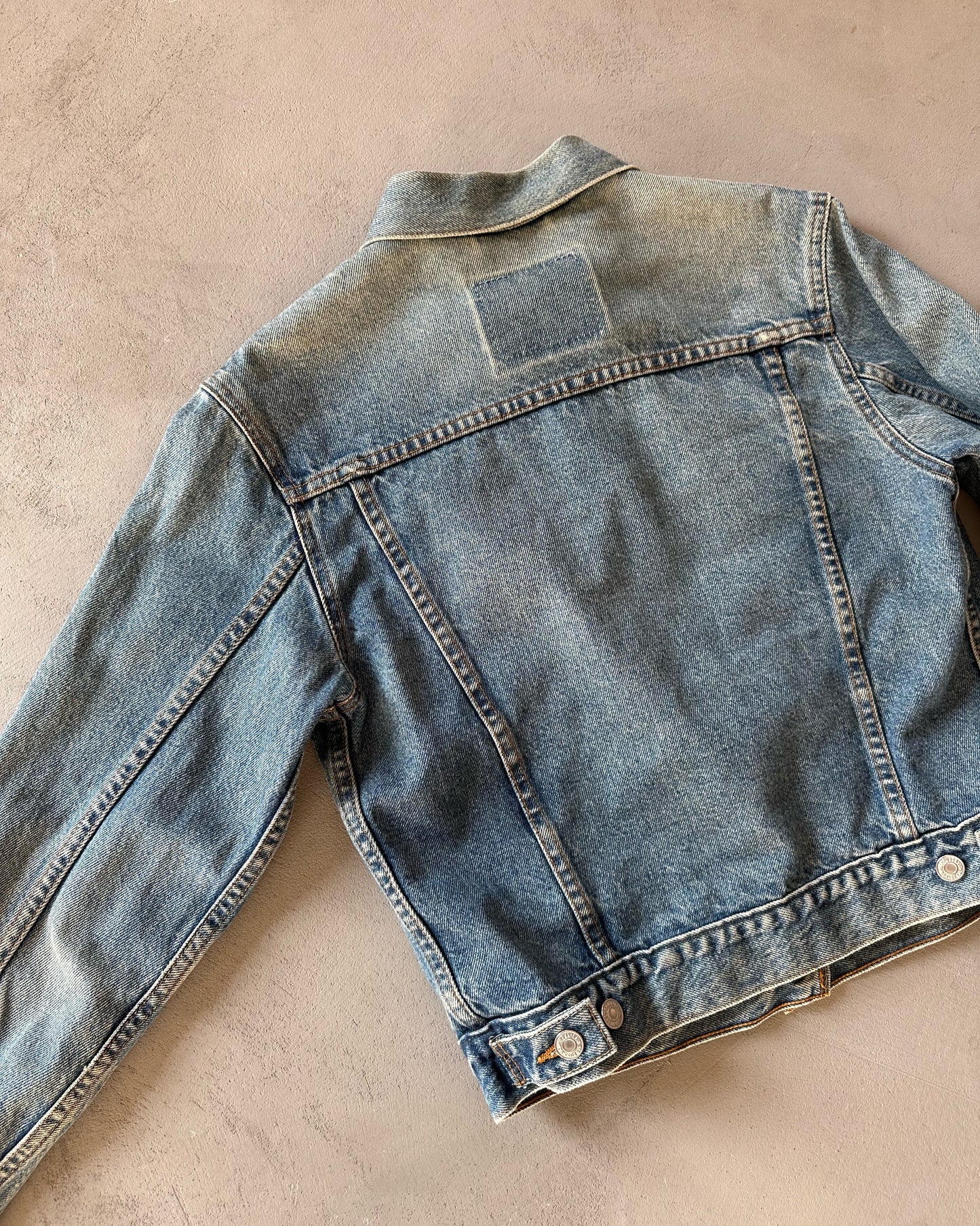 1980s - Faded Levi's Type III Jeans Jacket - S