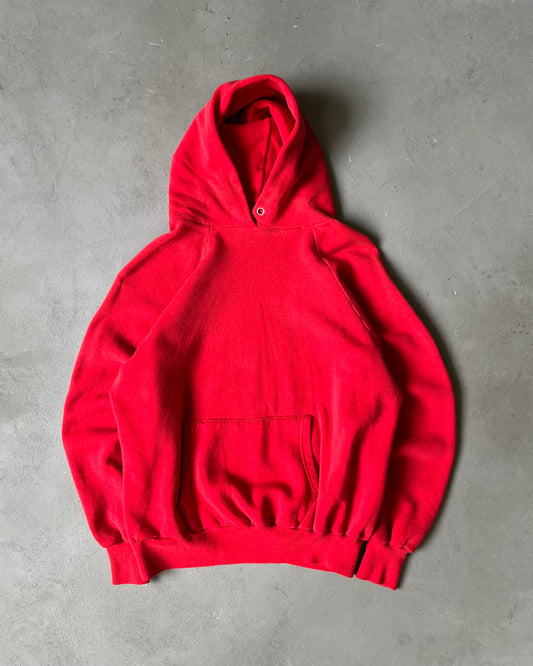 1970s - Faded Red Hoodie - XS