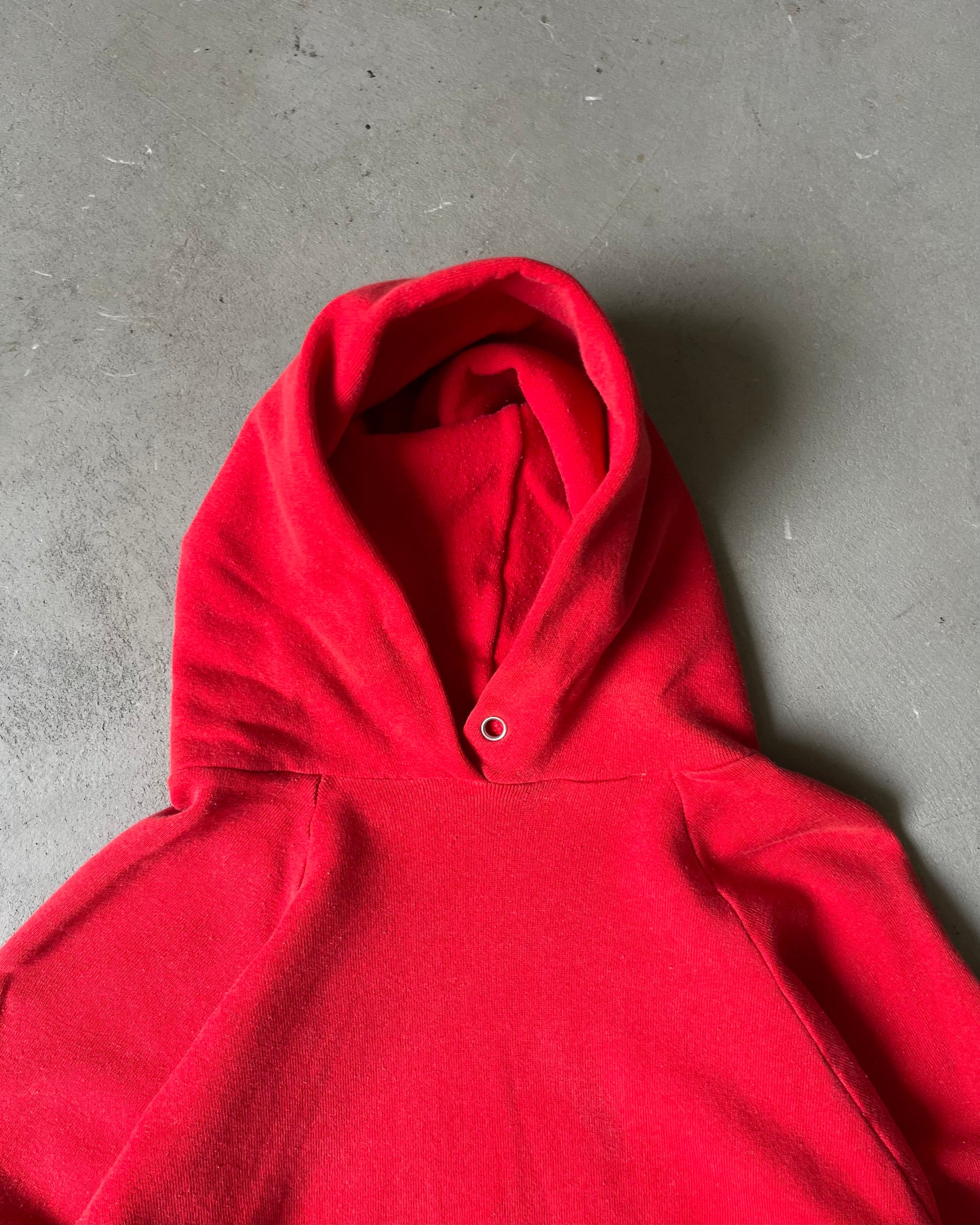 1970s - Faded Red Hoodie - XS