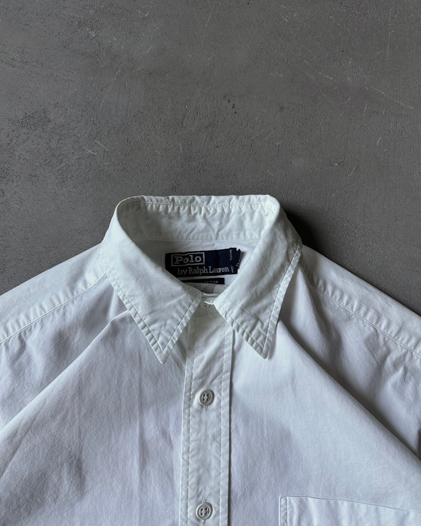 1990s - White Polo Yacht Club Shirt - M