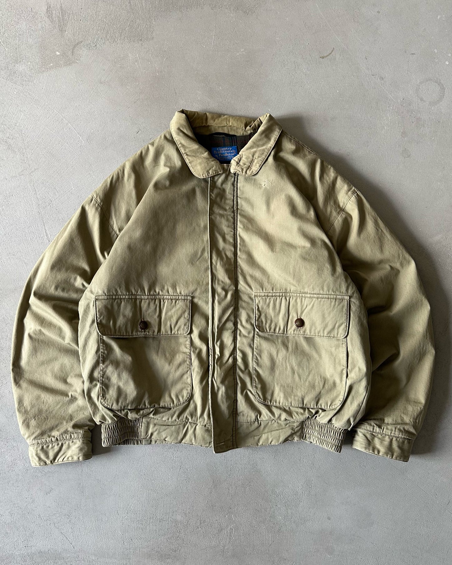 1990s - Sage Green Pendleton Jacket - M/L