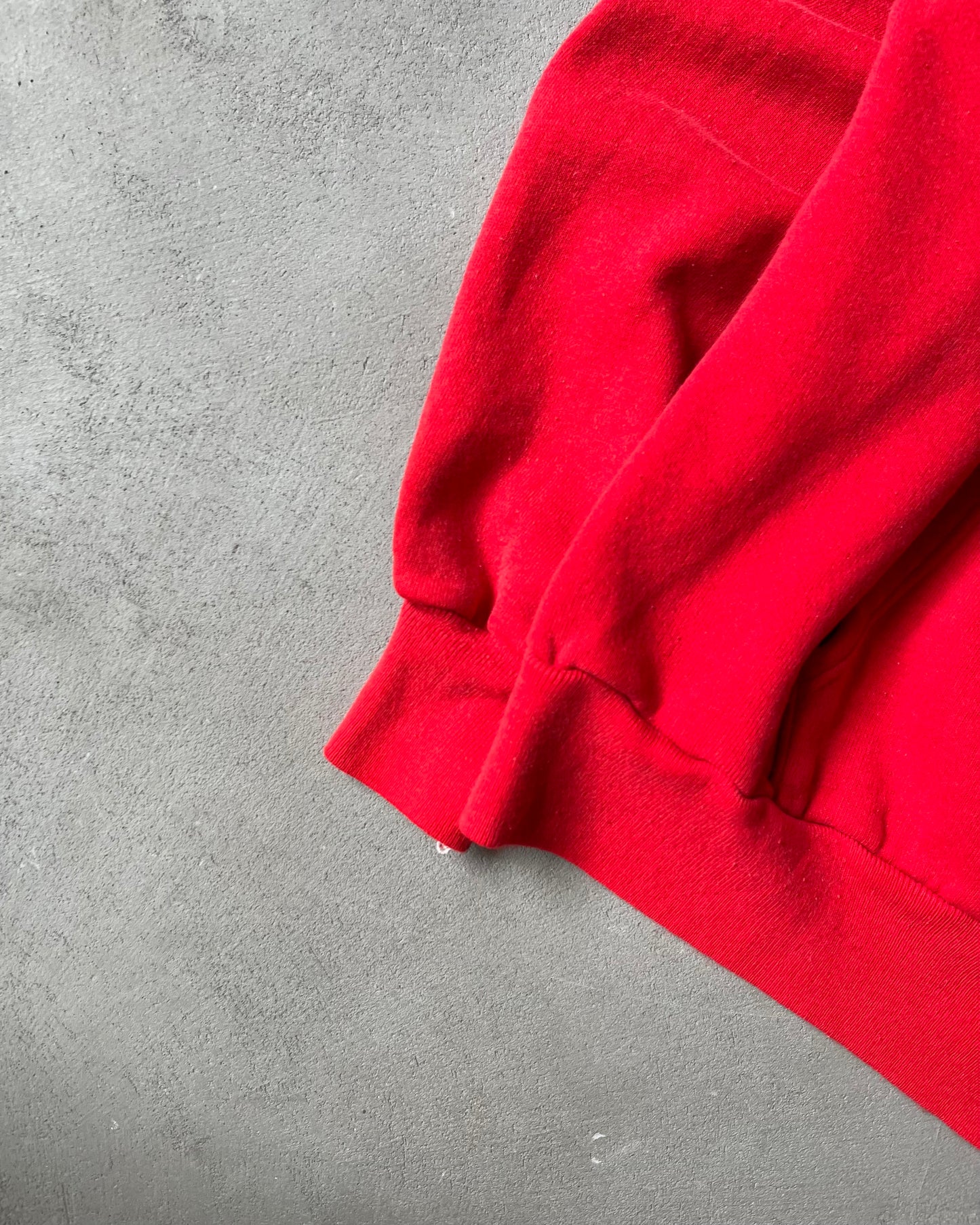 1970s - Faded Red Hoodie - XS