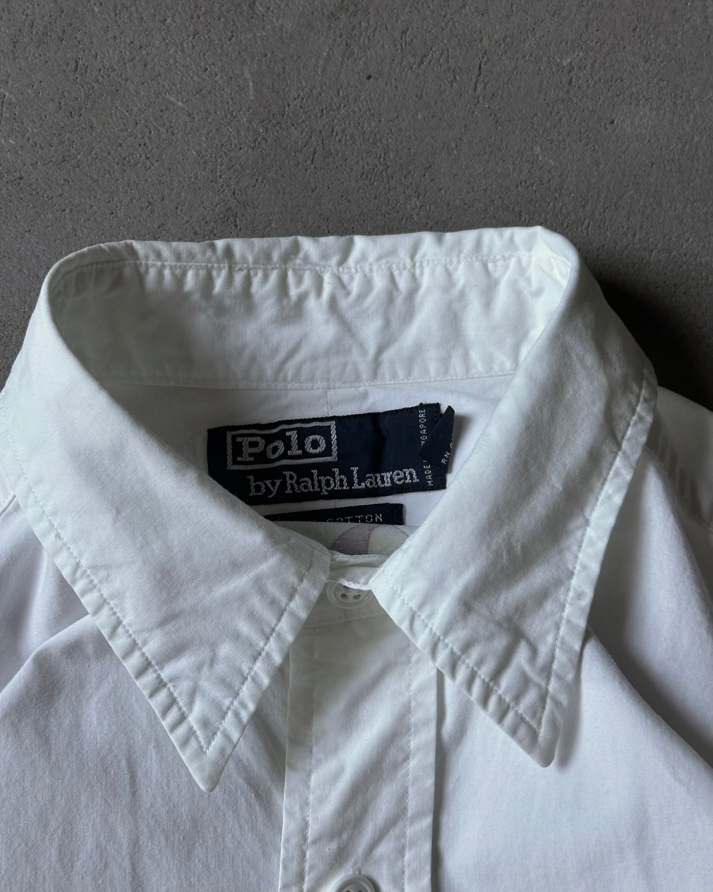 1990s - White Polo Yacht Club Shirt - M