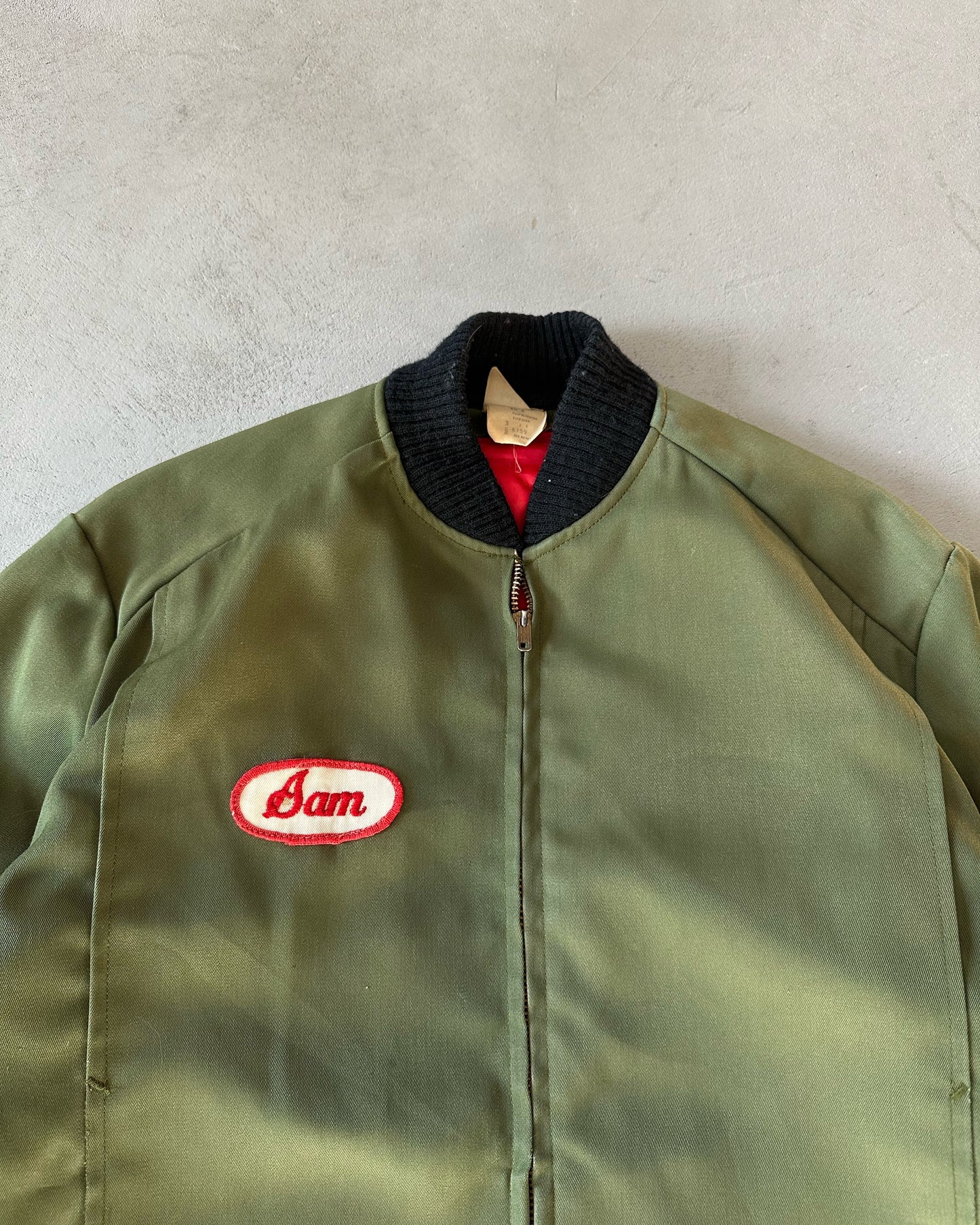 1970s - Khaki Work Jacket - 40R