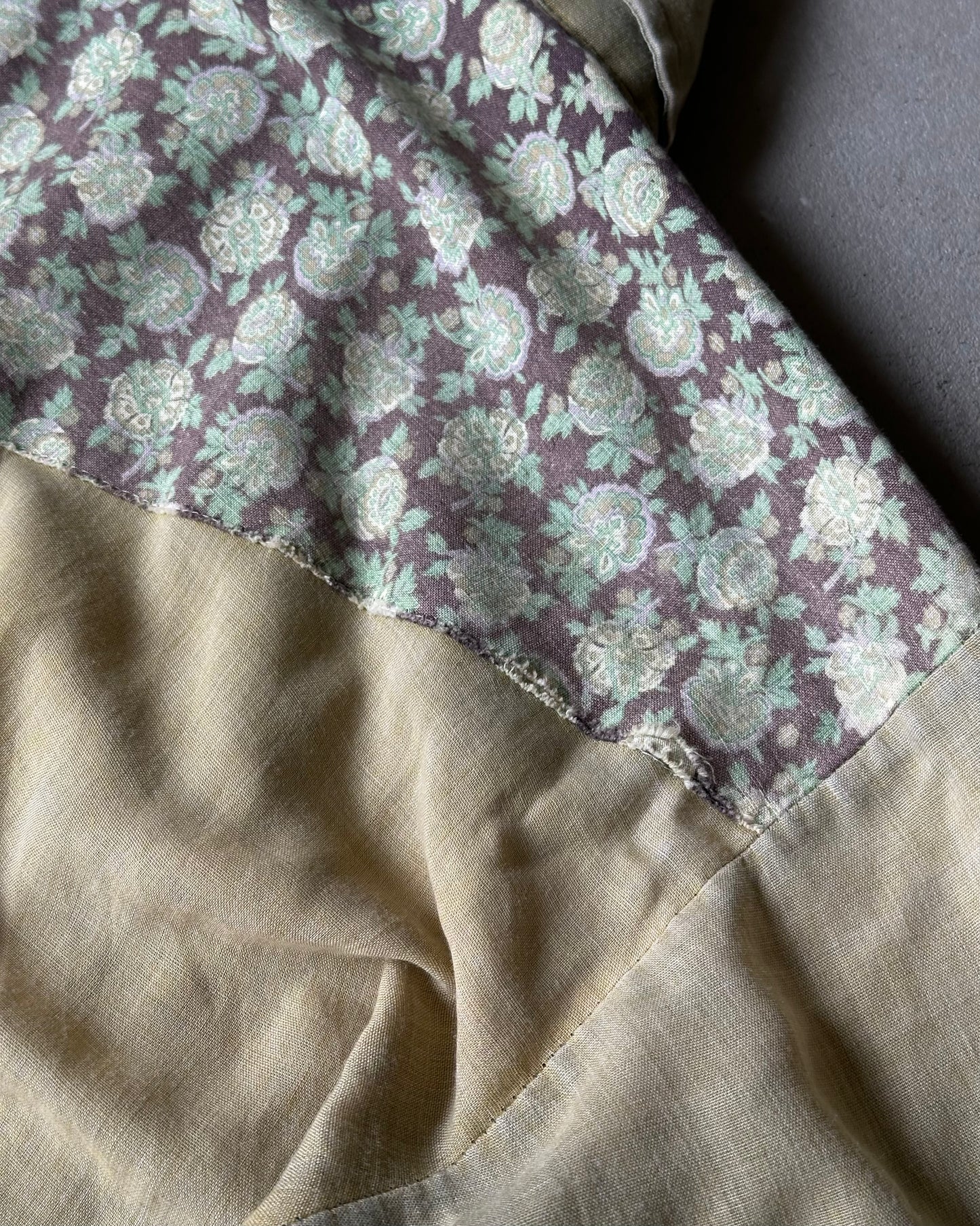 1970s - Distressed Green ELY Western Shirt - S