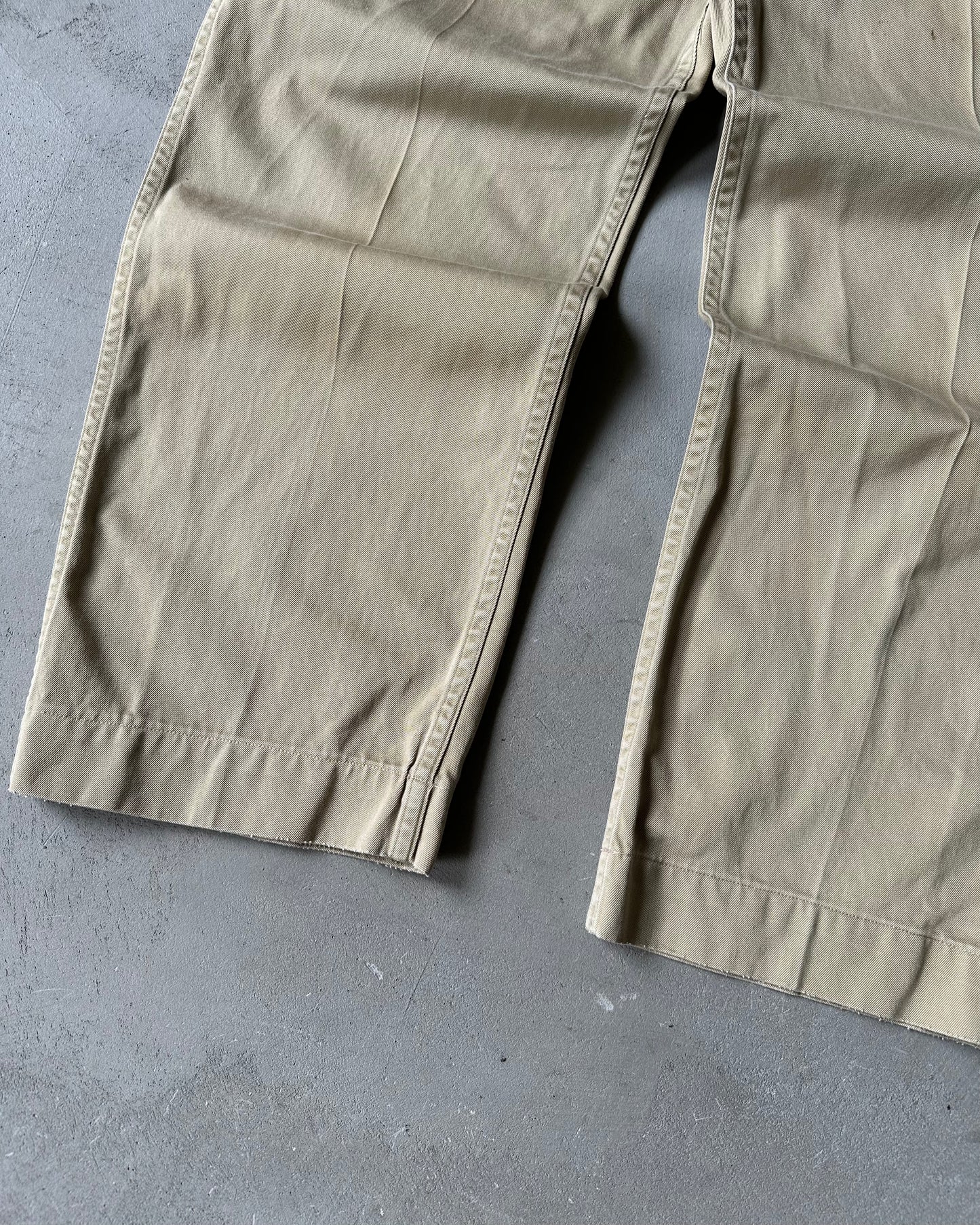 1960s - Beige USN Chinos - 28x29