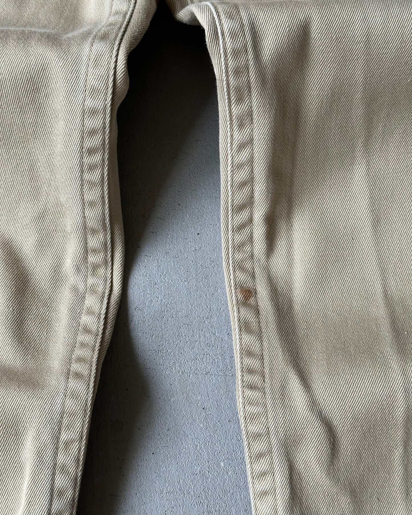1960s - Beige USN Chinos - 28x30