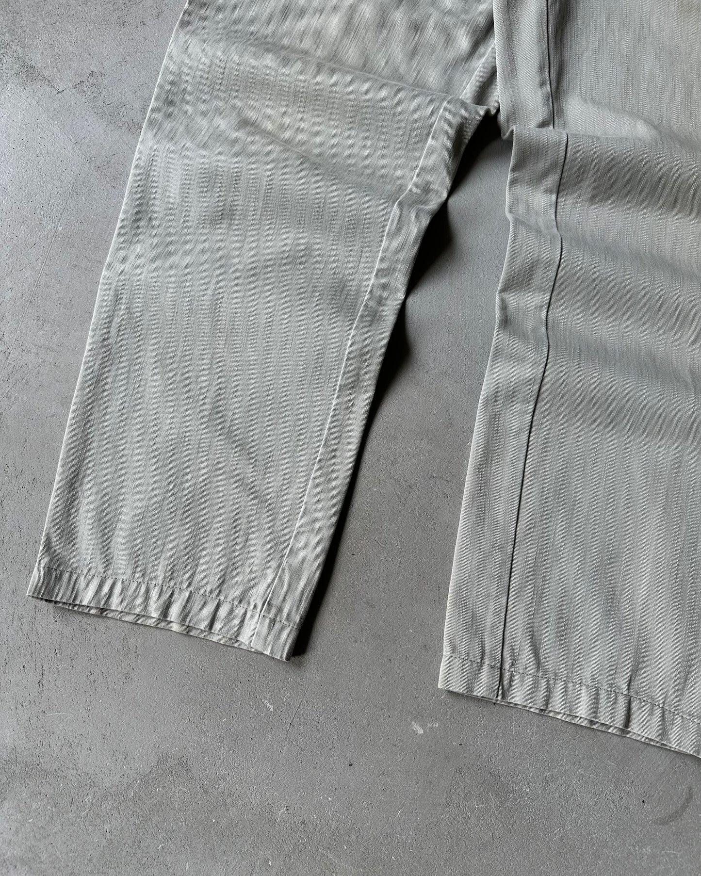 1990s - Grey/Beige Polo Chinos - 30x30