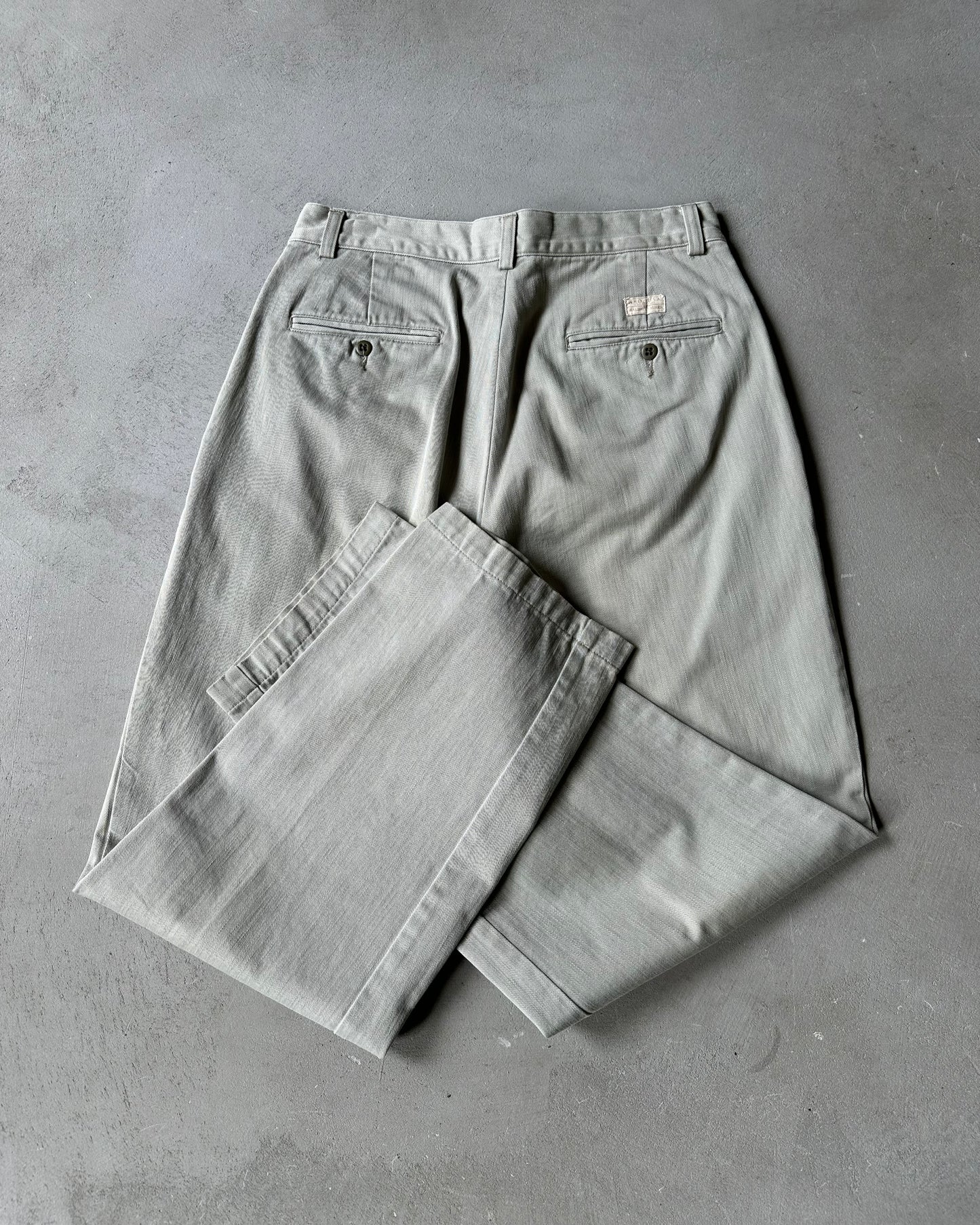 1990s - Grey/Beige Polo Chinos - 30x30