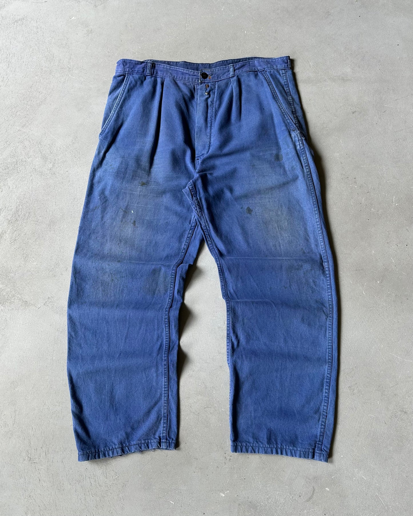 1970s - Blue Euro Work Pants - 38x30