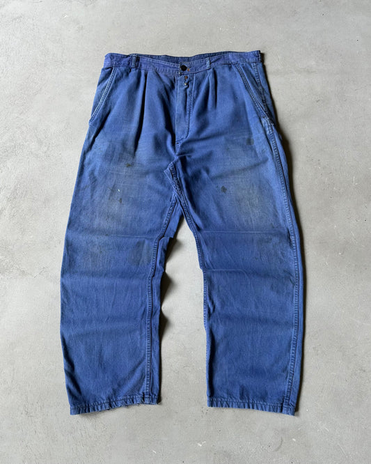 1970s - Blue Euro Work Pants - 38x30