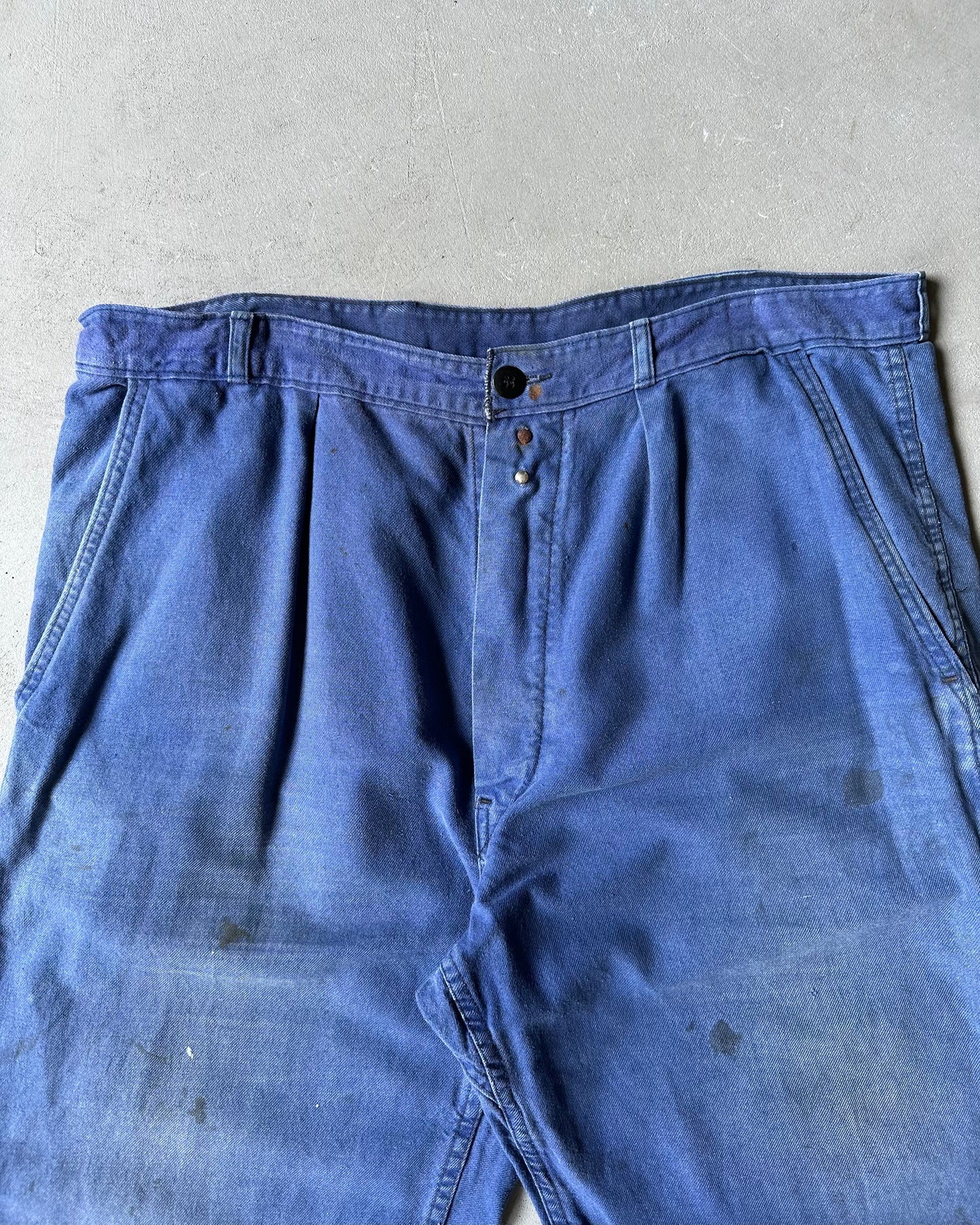 1970s - Blue Euro Work Pants - 38x30